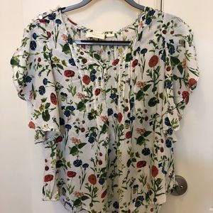 Anthropologie floral shirt